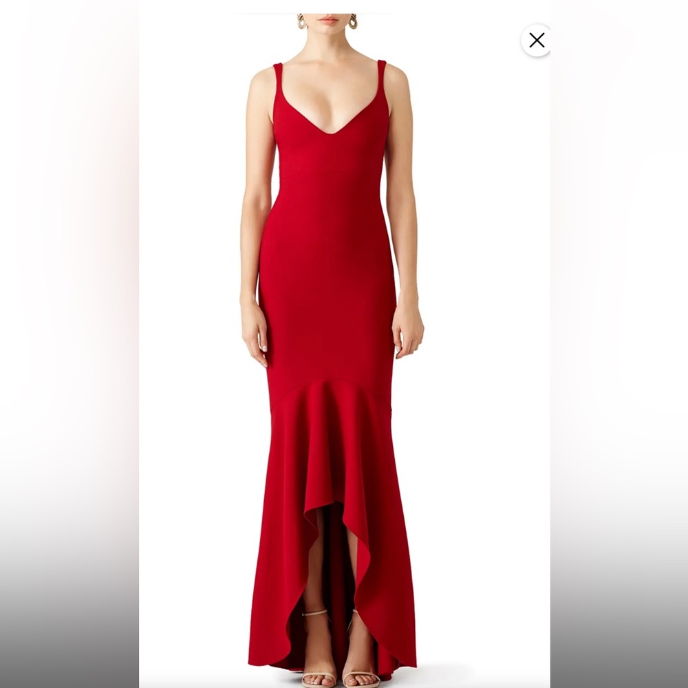 Cinq a Sept Red Sade Gown